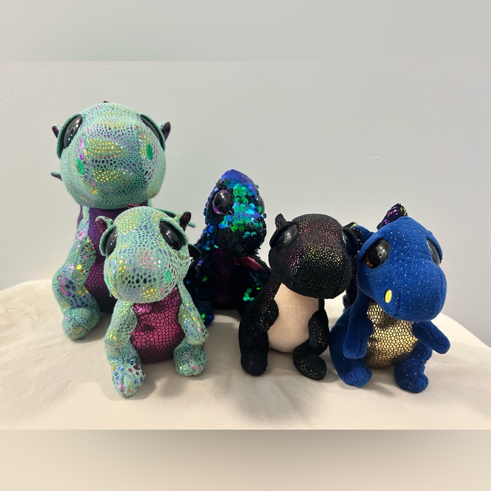 TY Beanie Babies Dragons Set (5)